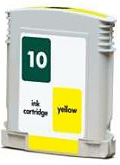 HP No 10 Yellow Ink Cartridge C4842A 28ml Remanufactured SELECT YOUR OWN COLOURS - Free UK Delivery